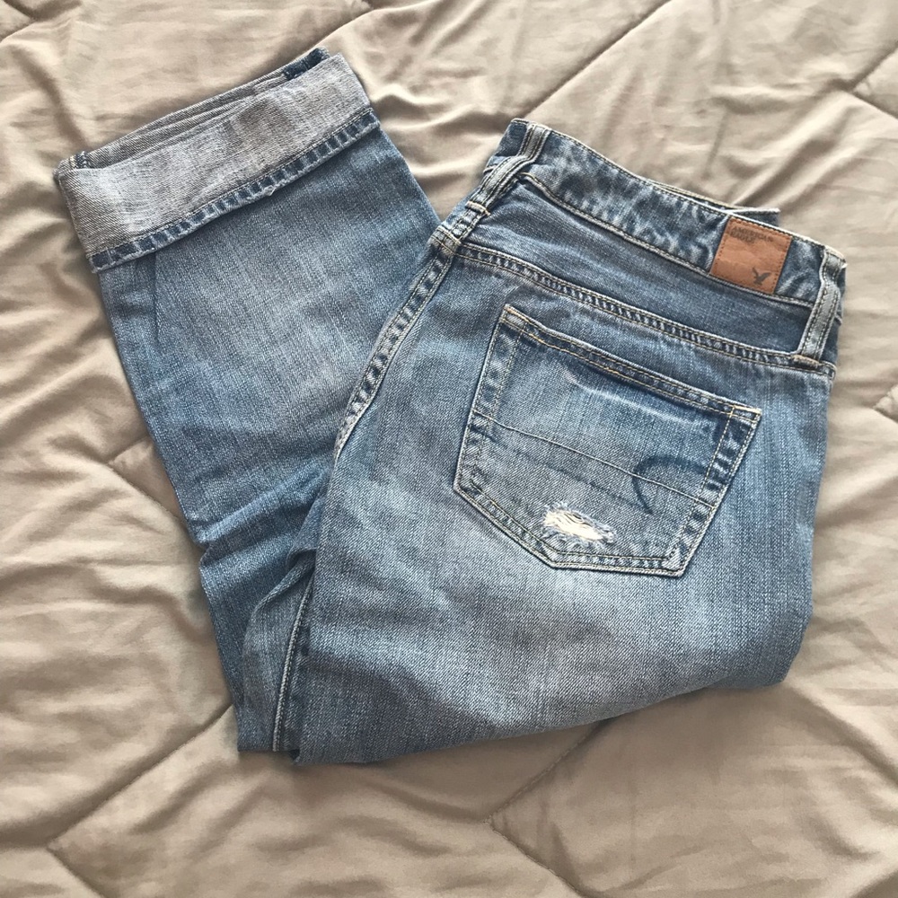 AE crop jeans